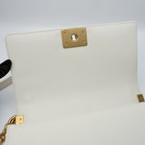 Chanel Le Boy Old Medium White - (MICROCHIP)