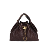 Chanel 25 Small Dark Brown Caviar GHW - (MICROCHIP)