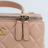 Chanel Vanity Top Handle Pink Beige - s31