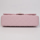 Chanel Double Flap Medium Pink GHW - s31