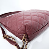 Chanel Burgundy Tote GHW - (MICROCHIP)