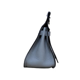 Hermes Jypsiere 28 Blue Lin PHW - X