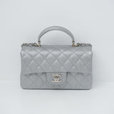 Chanel Mini Rectangle Top Handle Silver SHW - s31