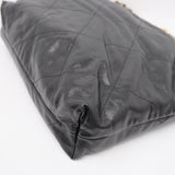 Chanel 22 Medium Black Caviar GHW - (MICROCHIP)
