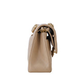 HOLD | Chanel Double Flap Small Beige Claire GHW - (MICROCHIP)