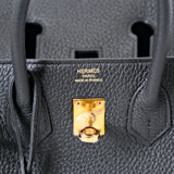 Hermes Birkin 25 Noir Togo