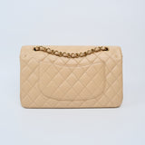 Chanel Double Flap Medium Beige -s16