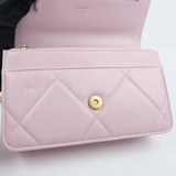 Chanel 19 Wallet on Chain (WOC) Pink