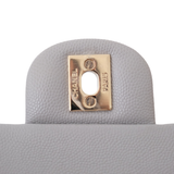 Chanel Double Flap Medium Dove Gray GHW - (MICROCHIP)