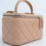 Chanel Vanity Top Handle Pink Beige - s31