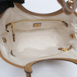 Miu Miu Ivy Tote Small Caramel