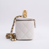 Chanel Vanity Caviar Lettres Top Handle