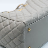 HOLD | Chanel Coco Handle Shopping Tote Grey GHW - 27