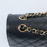 Chanel Double Flap Medium Black s13