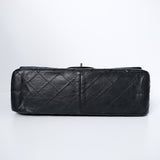 HOLD | Chanel Double Flap Reissue Black SHW - s11