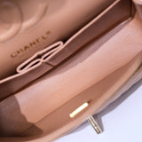 Chanel Double Flap Small Caramel GHW - (MICROCHIP)