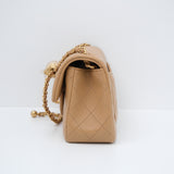 Chanel Mini Rectangle Pearl Crush Dark Beige GHW 2025
