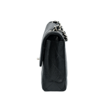 Chanel East West Flap Black SHW - s11