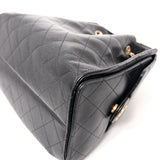 Chanel 25 Small Black Caviar GHW - (MICROCHIP)