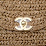 Chanel Nano Kelly Braided Raffia GHW - (BRANDNEW)