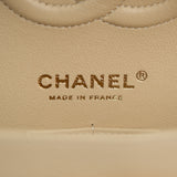 Chanel Double Flap Medium Beige Claire GHW - (MICROCHIP)