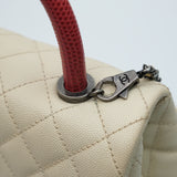 Chanel Coco Handle Small White - s23