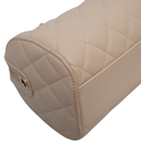 Chanel Mini Bowling Bag Beige Caviar -(MICROCHIP)
