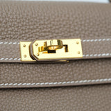 HOLD | Hermes Kelly 25 Togo Etoupe GHW - U