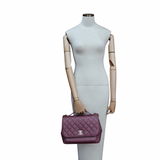 Chanel Business Affinity Large Flap Raspberry GHW