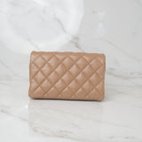 Chanel Small Flap Coco Crush Dark Beige