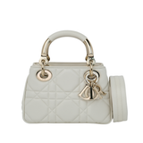Dior 95.22 Mini White GHW
