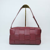 Bottega Veneta Burgundy Cassette Shoulder Bag