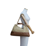 Chanel Coco Base Medium Caramel Suede Hobo Bag