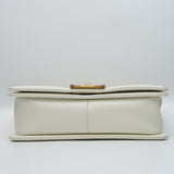 Chanel Le Boy Old Medium White - (MICROCHIP)