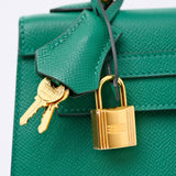 HOLD | Hermès Kelly 25 Sellier Vert Jade GHW - C
