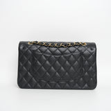 Chanel Double Flap Medium Black GHW - (MICROCHIP)
