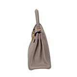 Hermes Kelly 28 Tourterelle GHW