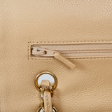 Chanel Double Flap Medium Beige -s16