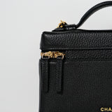 Chanel Slim Vanity Black Grained Calfskin