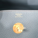 Hermes Lindy 30 Bleu Orage GHW - Z