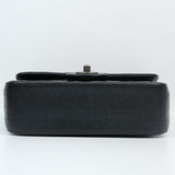 Chanel Chevron Mini Rectangle Black RHW - s24