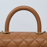 Chanel Coco Handle Caramel GHW -s31