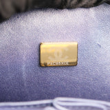 Chanel Double Flap Medium Iridescent Purple - (MICROCHIP)