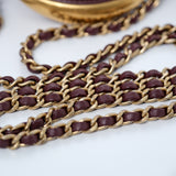 Chanel Mini Rec Top Handle Burgundy GHW - (MICROCHIP)