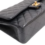 Chanel Double Flap Medium Black Caviar GHW - (MICROCHIP)