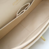 Chanel Double Flap Jumbo Beige Claire GHW - s14