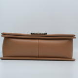 Chanel Le Boy Old Medium Caramel GHW - (MICROCHIP)