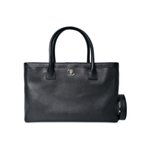 Chanel Executive Cerf Tote Black SHW - s16