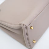 Hermes Kelly 28 Tourterelle GHW
