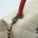 Chanel Coco Handle Small White - s23